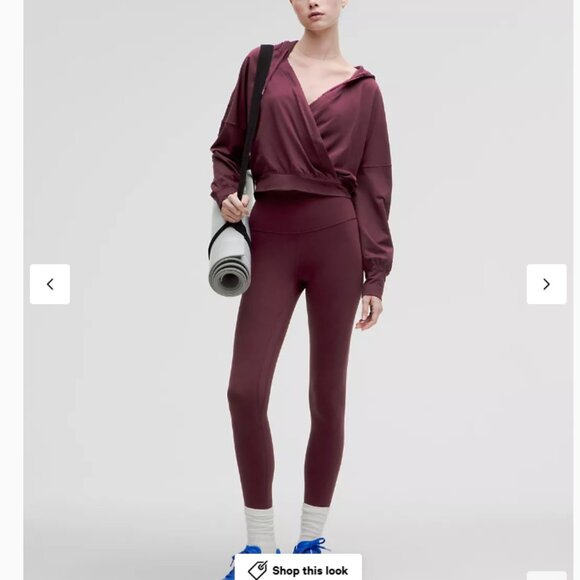 New! size 4 lululemon Align™ High-Rise Pant 28" Garnet - Picture 2 of 5